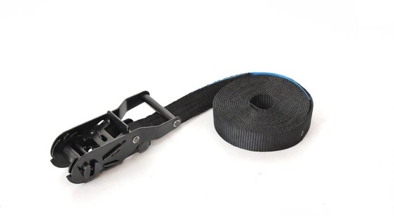 ééndelige sjorband zwart 25mm