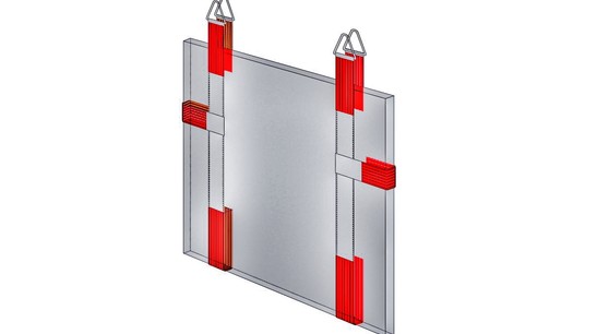 GLAS LIFTING HIJSBANDEN