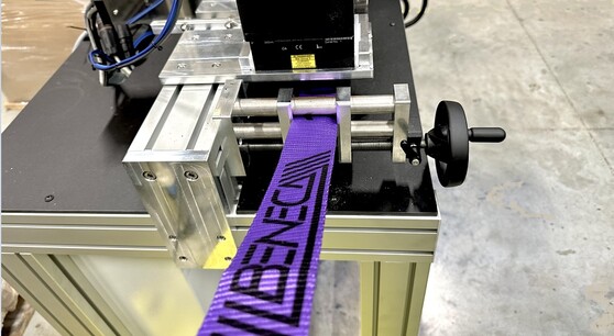 logo print on lashing straps and slings