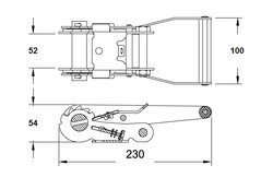 Ratel 2500daN INOX